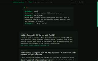 Winston Brown website