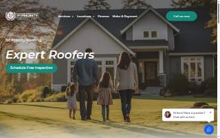 1st Priority Roofing - Wichita website