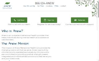 ANew Mental Health website