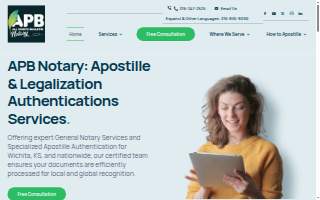 APB Notary of Wichita website