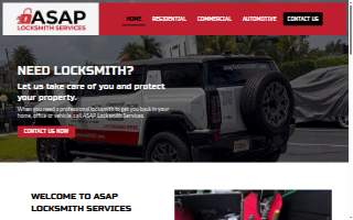 ASAP Locksmith 24-7 website