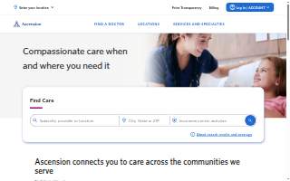 Ascension Medical Group Via Christi OB-GYN website