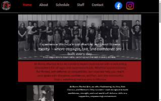 Burns martial arts website