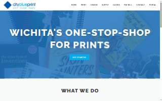 City Blue Print Inc website