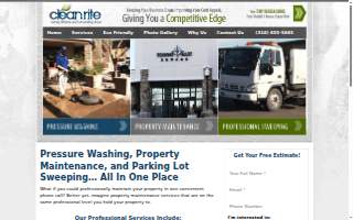 Clean Rite Pressure Washing website
