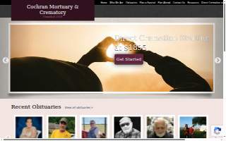 Cochran Mortuary & Crematory website