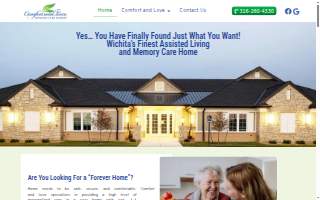 Comfort and Love Senior Care Homes website