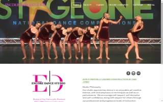 Encore Dance Studios website