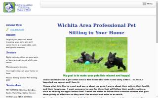 Gentle Guardian Pet Sitting of Derby website