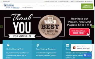 Hearing HealthCare Associates website