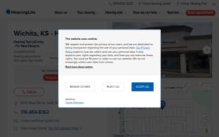 HearingLife of Wichita KS website