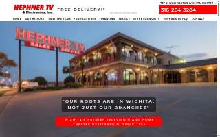 Hephner TV & Electronics Inc website