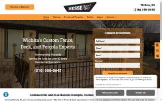 Hesse Fence & Deck website