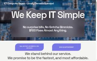 ICT Computer Repair of Wichita website