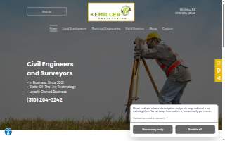K E Miller Engineering PA website
