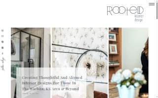 Rooted Interior Design website