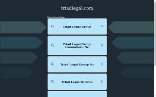 Triad Legal website