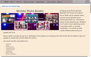 Wichita Photo Booths website