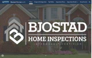 Bjostad Home Inspections website