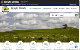 Cowley County Courthouse website