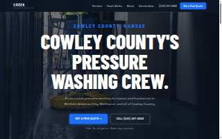 Creek Pressure Washing, LLC website