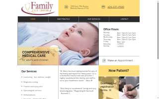Family Care Center website