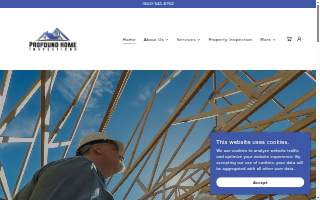 Profound Home Inspections website