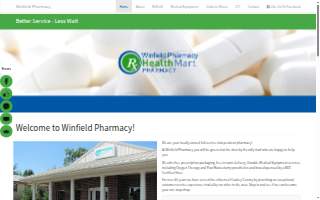 Winfield Pharmacy website