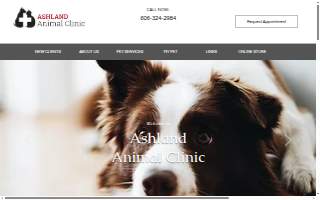 Ashland Animal Clinic website