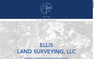 Ellis Land Surveying, LLC website