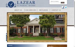 Lazear Funeral Home website