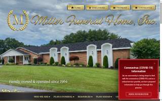 Miller Funeral Home Inc website