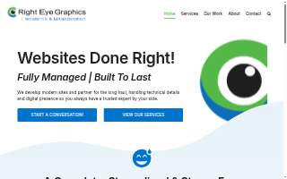 Right Eye Graphics website