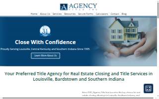Agency Title Inc of Bardstown website