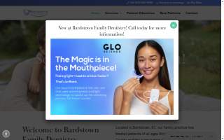 Bardstown Family Dentistry website