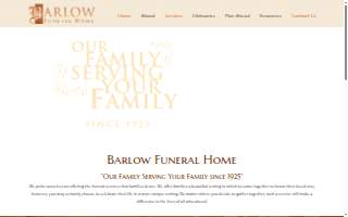 Barlow Funeral Home website