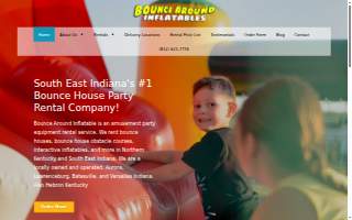 Bounce Around Bardstown Inflatable Rentals website