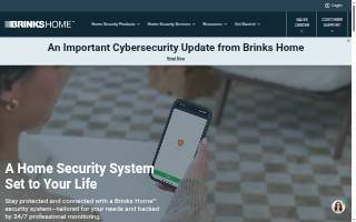 Brinks Home website