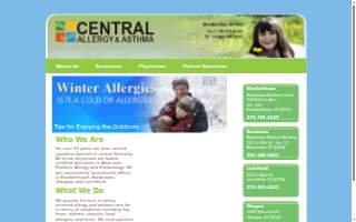 Central Allergy & Asthma website