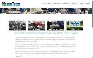 Kleentech Inc. Carpet & Upholstery Cleaning website