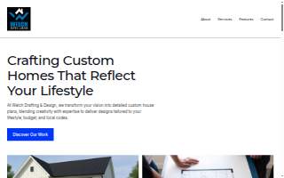 Welch Drafting & Design website