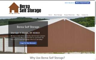 Berea Self Storage Inc website
