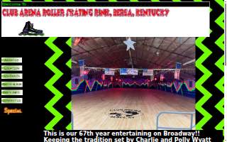 Club Arena Skating Rink website