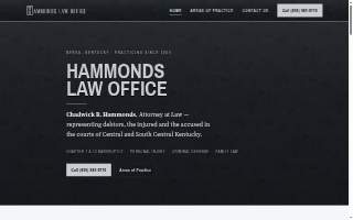 Hammonds Law Office website