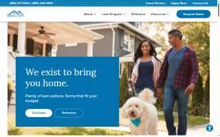 JustChoice Lending website