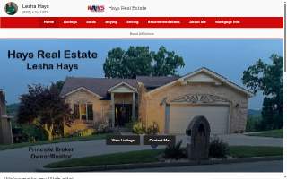 Lesha Hays, Hays Real Estate website