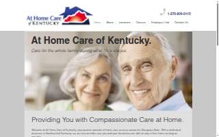 At Home Care of Kentucky website