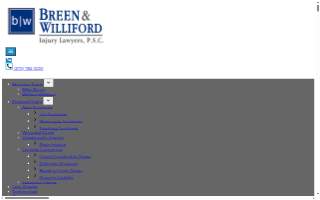 Breen & Williford, Injury Lawyers, P.S.C. website