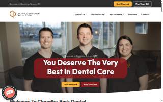 Chandler Park Dental Care website