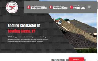 CMS Roofing & Restoration website